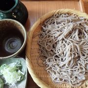 地元出身のご主人が打つ美味しいお蕎麦