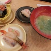 深海魚の寿司が売りだが・・・