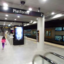 ホームの様子(ブレてすみません）