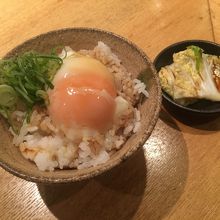 温泉玉子ごはん。