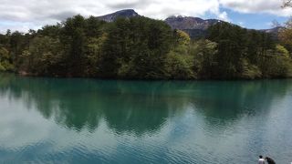 五色沼散策の起点に