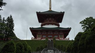 平和大塔の中は必見です。