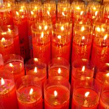 たくさんのロウソク