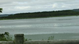 どんよりした湖は不気味です