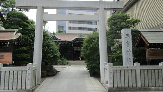 居留地にある神社