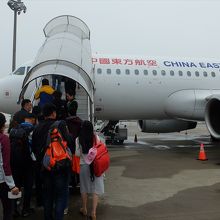 済州島行きの中国東方航空機A320。