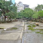 残念ながら水が抜かれていました