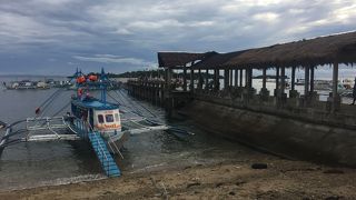 ボラカイ島に渡る小さな港