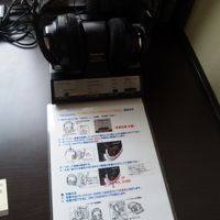 ワイヤレスヘッドホン完備