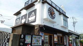 大久野島へのフェリー発着港