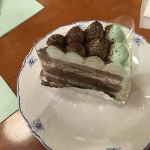 チョコミントショートケーキ By イチ ダッキーダックカフェ ららぽーとtokyo Bay店のクチコミ フォートラベル