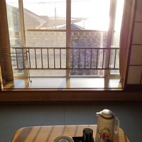 部屋から海が見えました