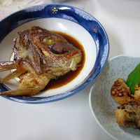 鯛のかぶと煮＆蛸の唐揚げ