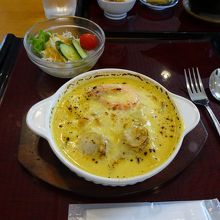 「海老ドリア」は女性に人気だそうです