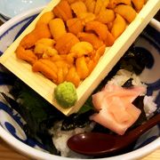 生ウニ一枚のっけ丼 ♪