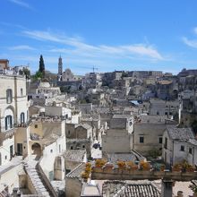 広場のテラスからの眺め