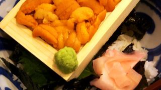 生ウニ一枚のっけ丼 ♪