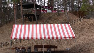 茅ヶ岳登山口にある公園