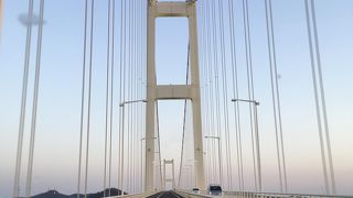 白鳥大橋を通りましたよ！