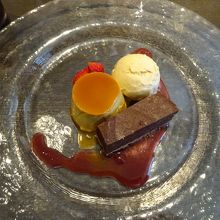 最後のデザート　盛合わせ