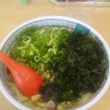 ネギ、海苔トッピング