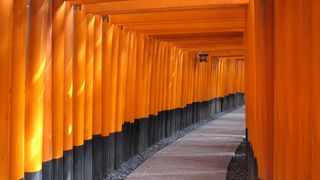 狐像が少し不気味です。。