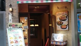 ランチメニューは多彩なパスタ