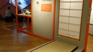 日本の「畳」も展示されていました