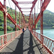 スタート地点の南河内橋（通称眼鏡橋）