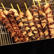 定番の屋台。タコ焼き？