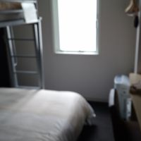 スーパーホテル独特の二段ベッド付きのシングルルーム