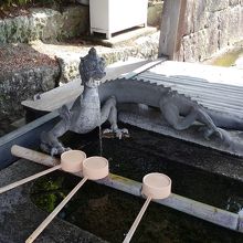 手を洗うところにもこうしたものがありました。