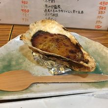 大人気の牡蠣田楽