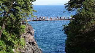 つり橋と灯台からの眺めが最高です