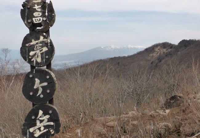 山頂からの眺めが素晴らしい