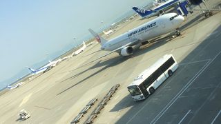 沢山の飛行機が見れます