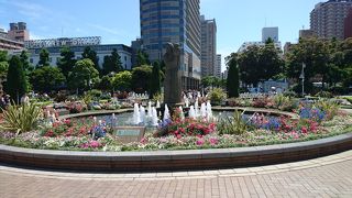 花に囲まれて綺麗でした