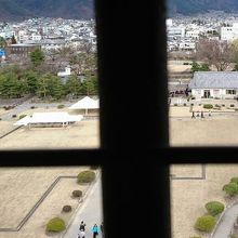 天守閣から