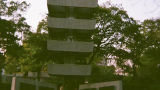 全国の学徒動員を余儀なくされて斃れた生徒を祀っています