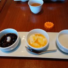 さすがデザート美味しい