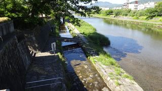 川のある景色は心安らぐ。