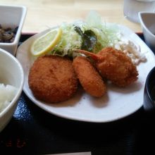 コロッケ定食