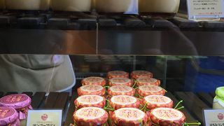 いろんな種類のプリン