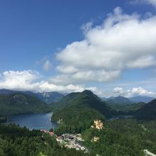 城周辺からの眺め