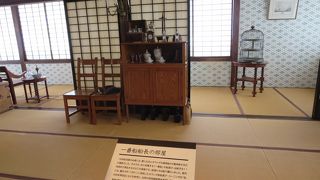 当時の部屋が再現されています