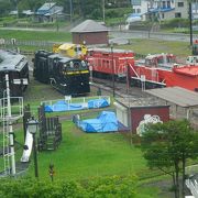 充実した展示内容（三笠鉄道記念館）