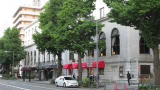 素敵な散歩道の横浜山下公園通り