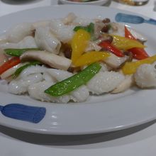 烏賊と野菜の旨煮痛め