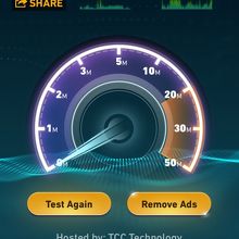 ラウンジの無料wifiの速度。通常使用であれば問題なしです。