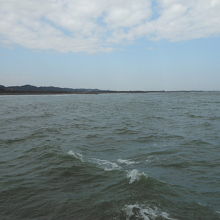 太東海水浴場付近の海岸